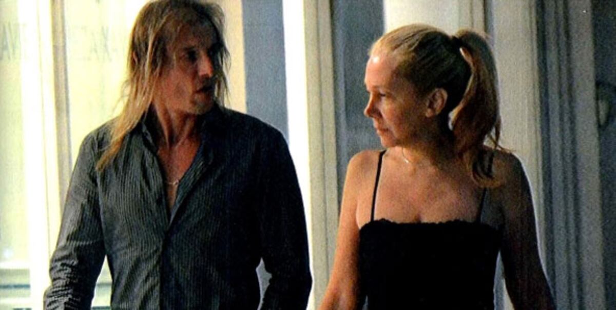 Mariana Nannis y Claudio Caniggia cuando comenzaba a rumorearse su separación