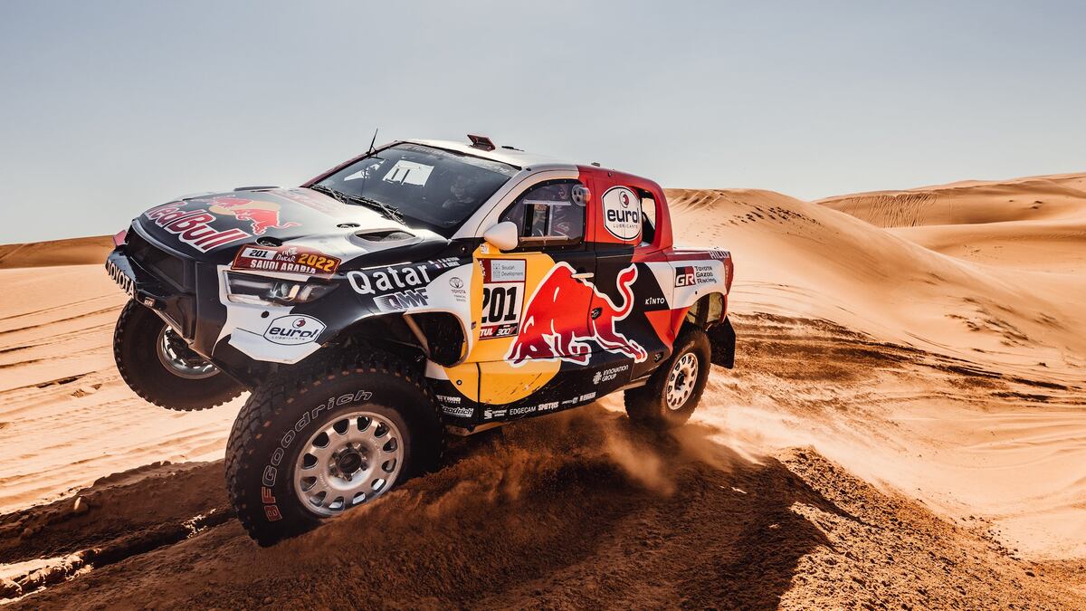 El Campeonato Mundial de Rally Raid estará en Argentina a través del Desafío Ruta 40. Así, volverán a nuestro país los equipos y pilotos del Dakar; entre ellos, el campeón del W2RC 2022: Nasser Al-Attiyah, con Toyota. (Prensa TGR)