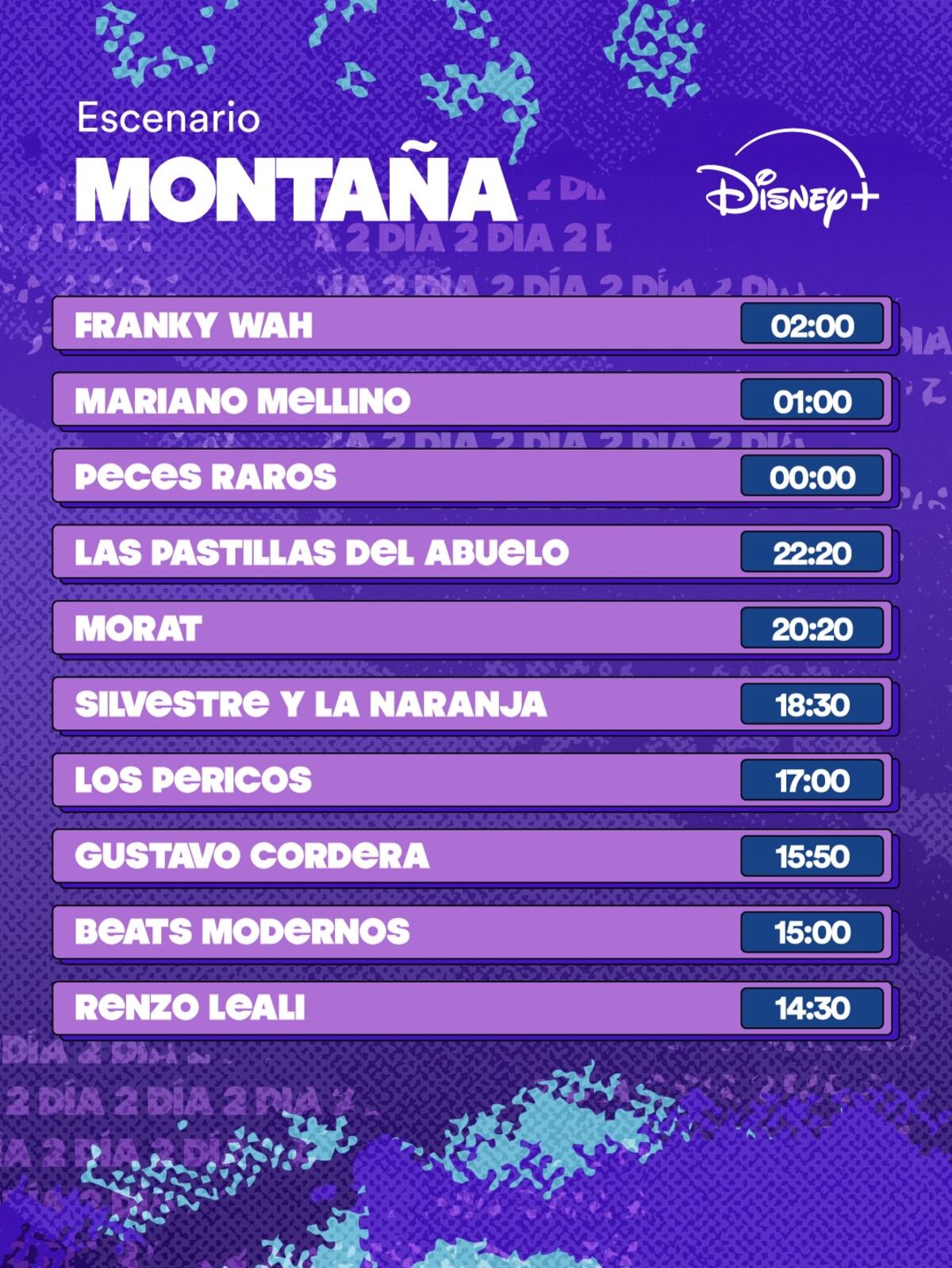 Cosquín Rock 2026. Grilla completa.