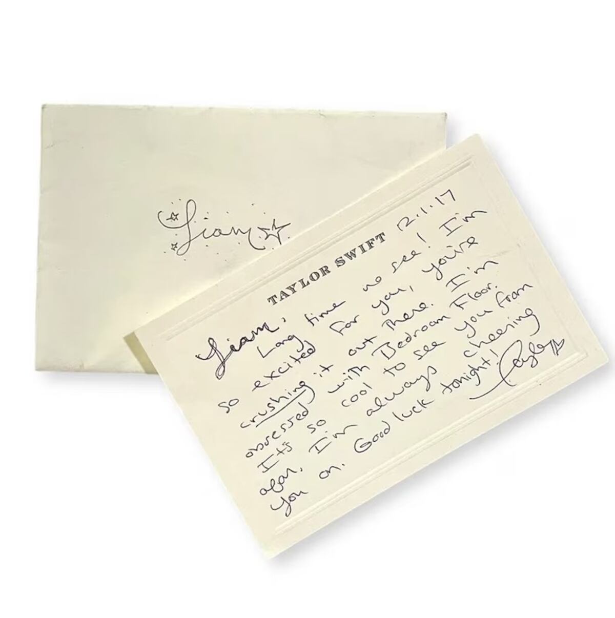 La carta de Taylor Swift que Liam Payne recibió en 2017 y hoy conmueve al fandomv