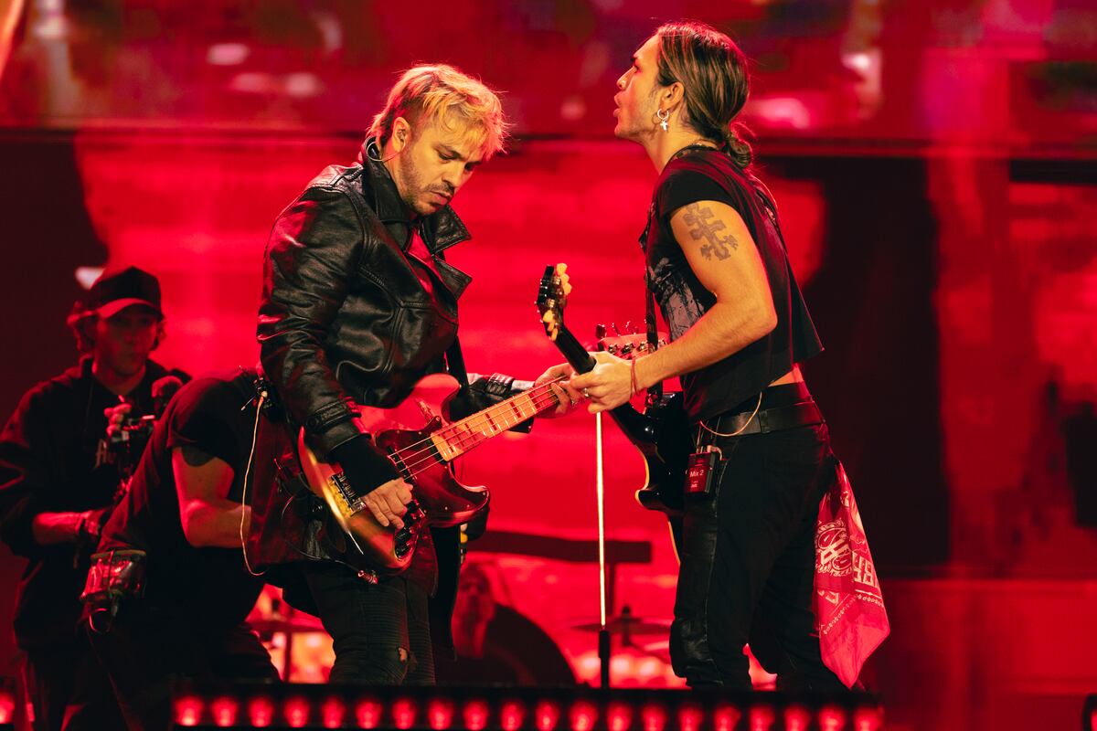 Airbag en River. (DF Entertainment e @irishsuarez)