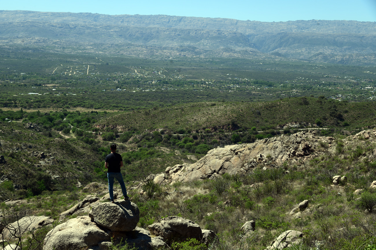 Cuesta de Brochero. El sitio elegido para el emplazamiento del monumento al Cura Brochero. Ramiro Pereyra /La Voz