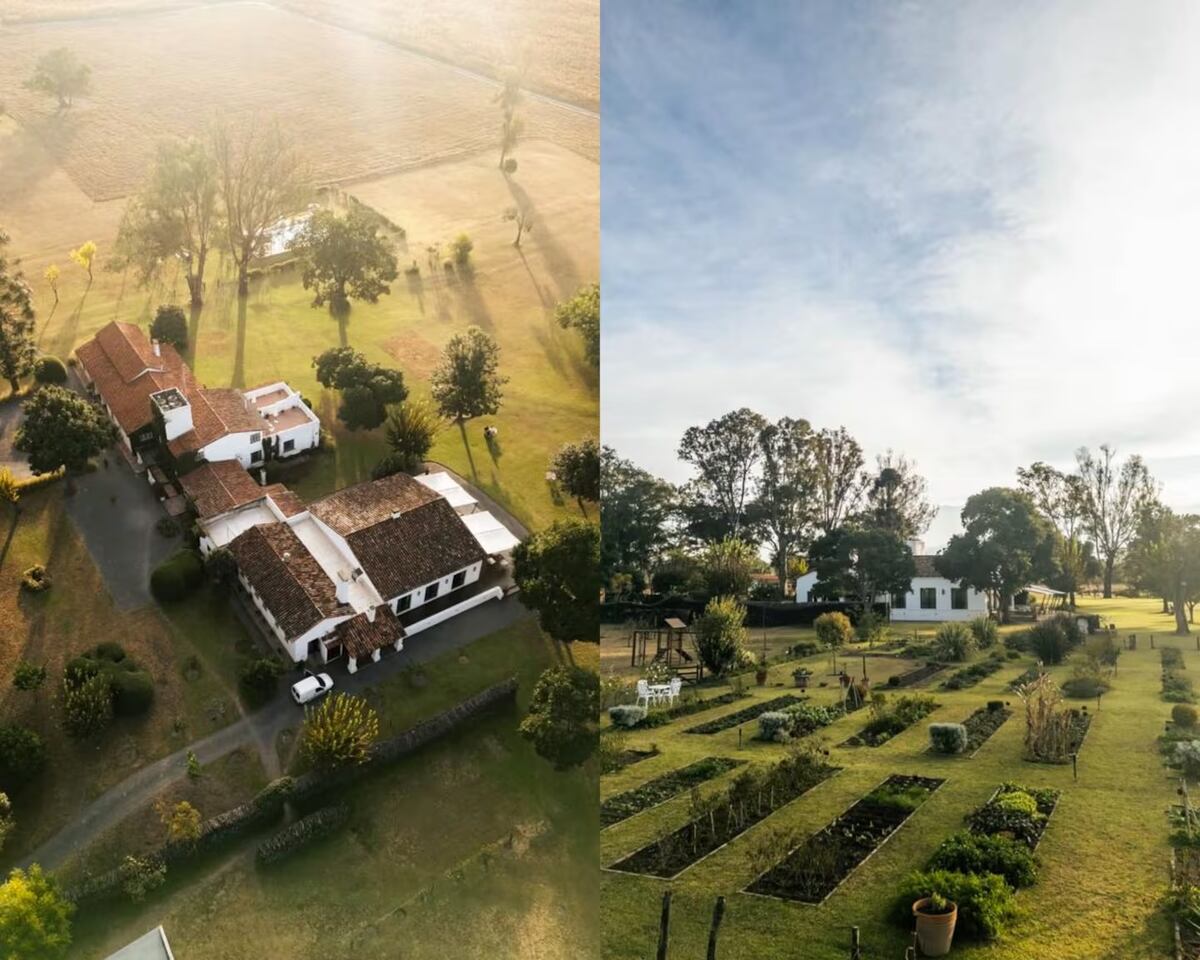 A pocos minutos de la capital, el actor y su esposa compraron una estancia con vista a las montañas.