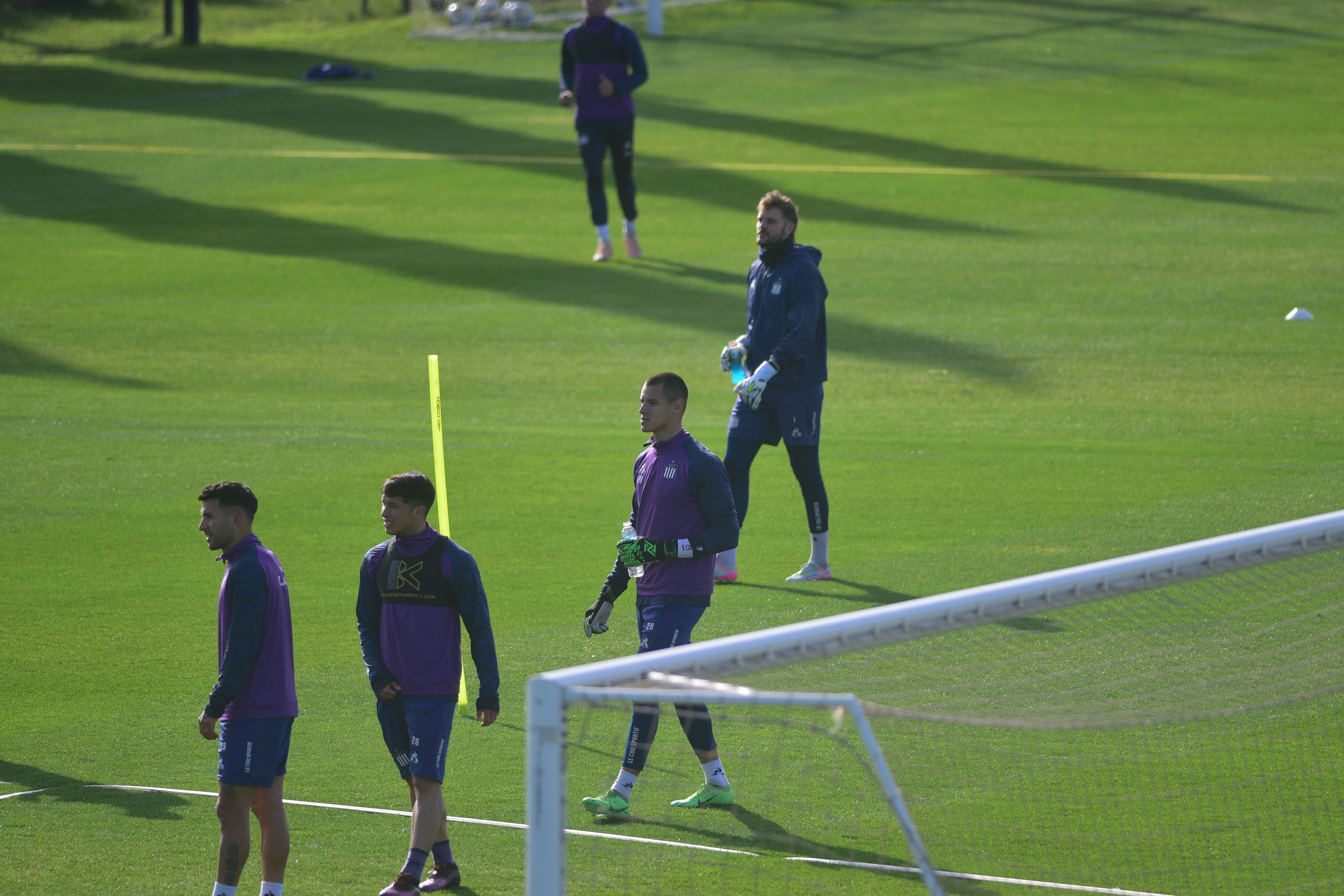 Javier Burrai en el entrenamiento de Talleres en el Card. (Pedro Castillo / La Voz)