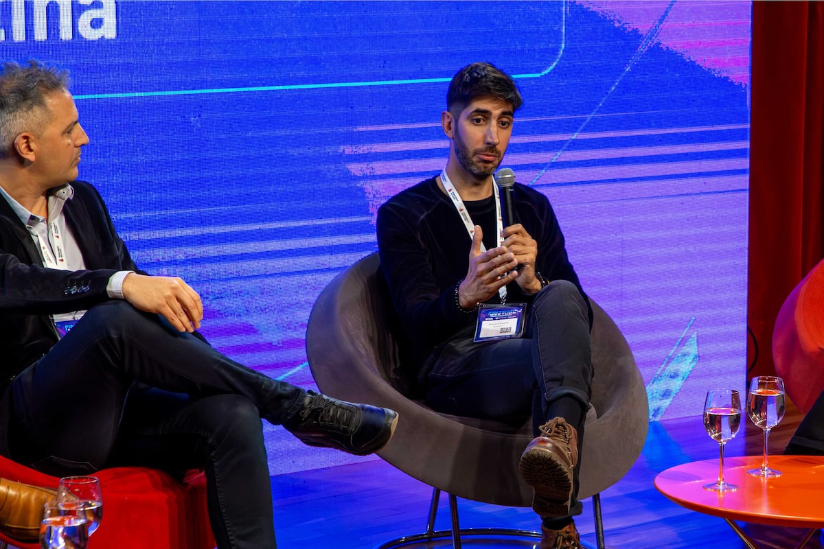 Bruno Canzutti, de Naranja X, en su paso por la Córdoba Fintech Meetups 2023. (Fintech Meetups)