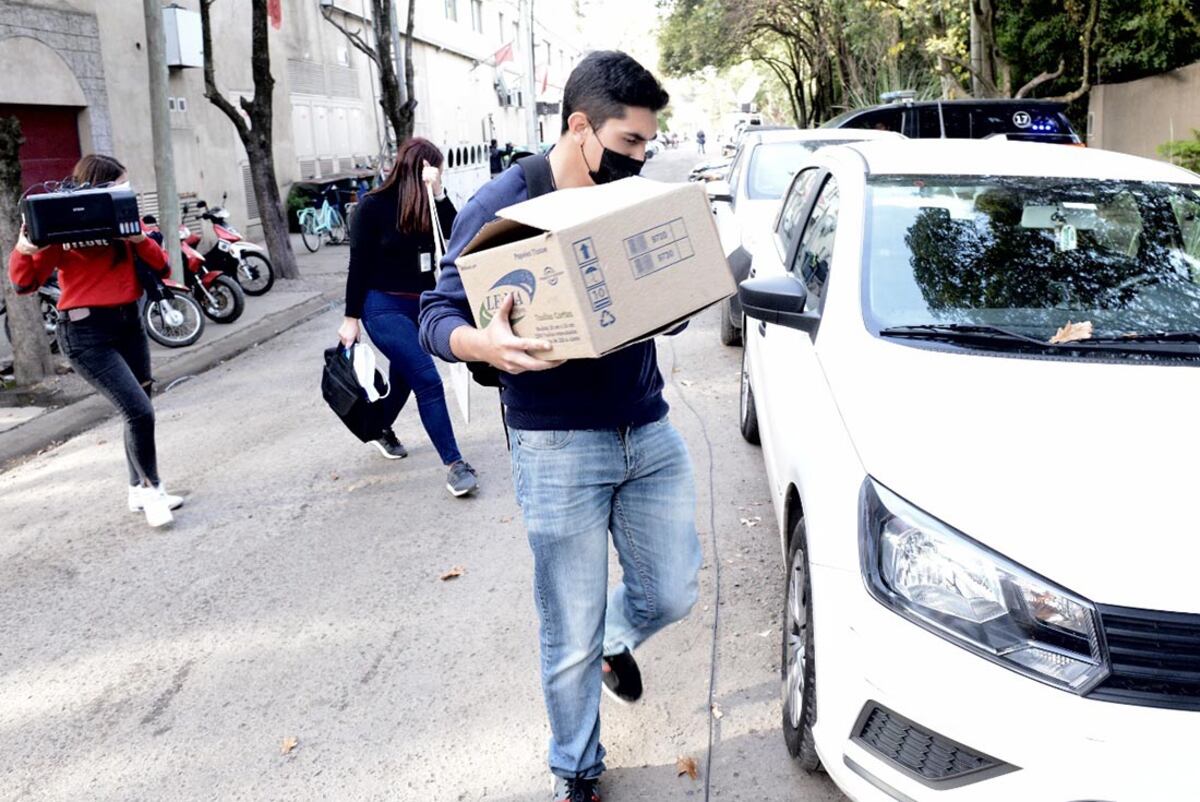 Allanamientos en el Hotel de Canning a los iranies venezolanos. (Foto Clarín)