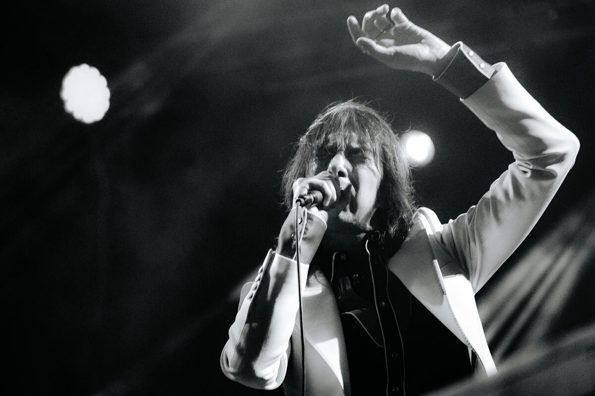 Primal Scream en el festival Music Wins, realizado en la tarde - noche del domingo en Costa Salguero, Caba. (Gentileza Lady Miru y Mateo Ronn)