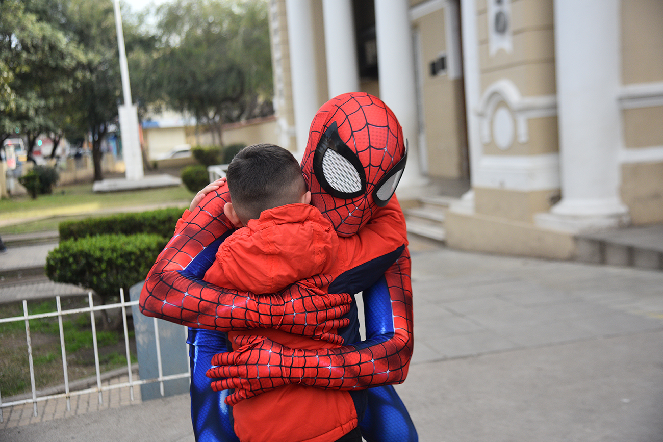 Spiderman. Un personaje esencial para Batman y las misiones (Pedro Castillo/La Voz).