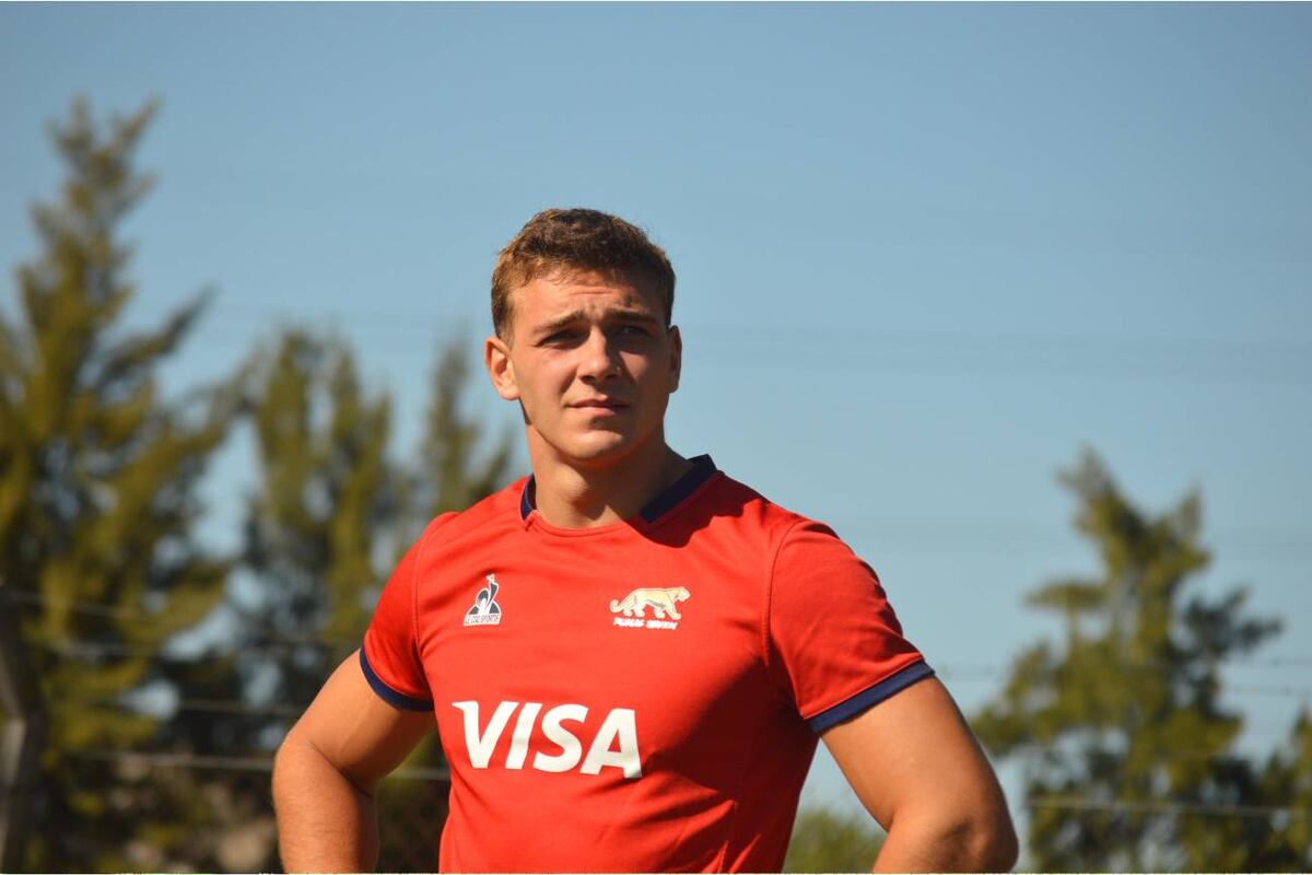 Santino Zangara, velocidad y potencia para aportar a Los Pumas 7s. (Prensa UAR)