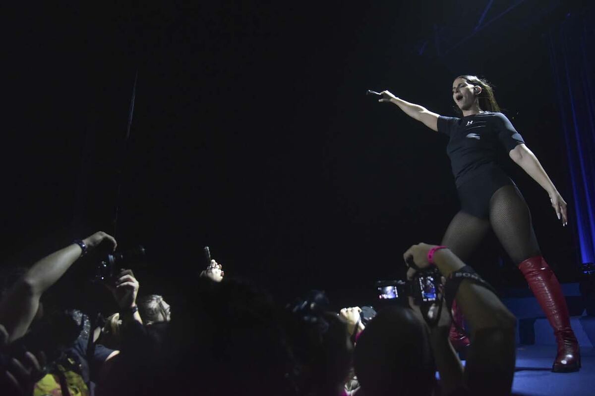 Nathy Peluso dio su show más grande en Córdoba hasta el momento. (Facundo Luque / La Voz)