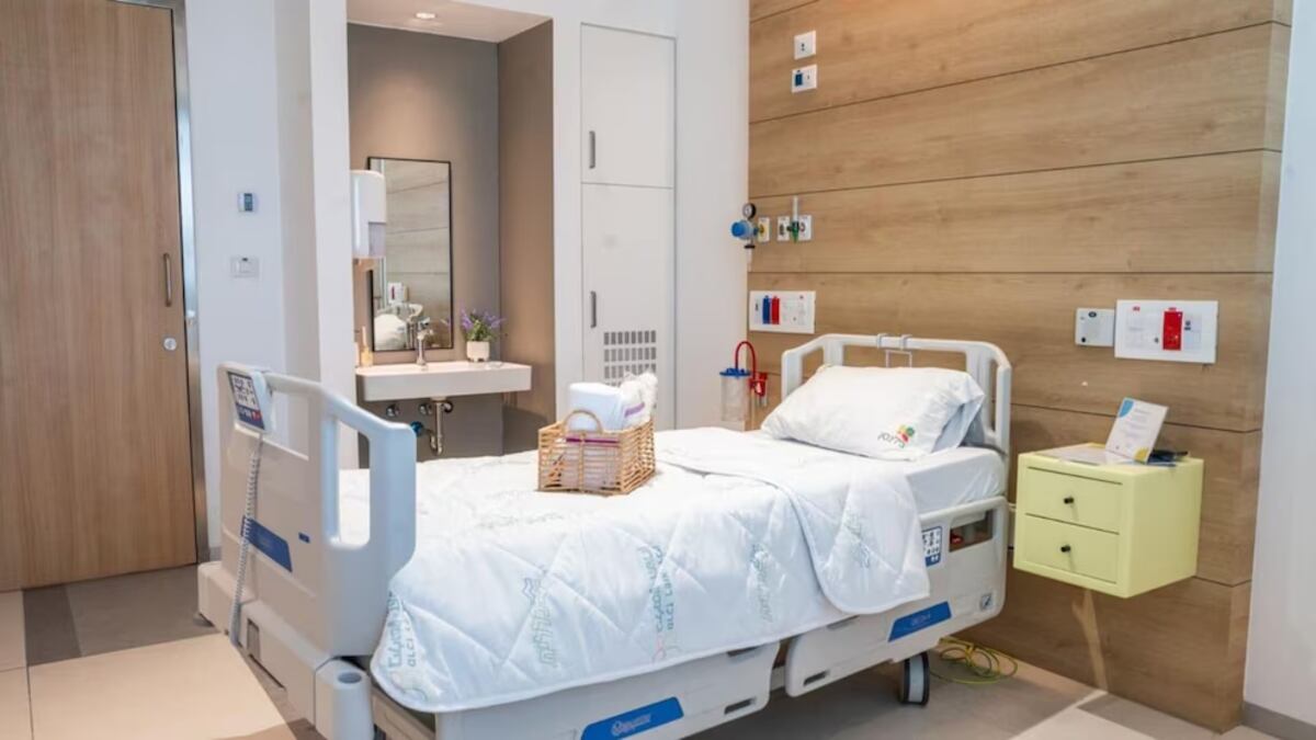 Hospital Beilinson, donde esperan a los rehenes del Hamas. (Gentileza)