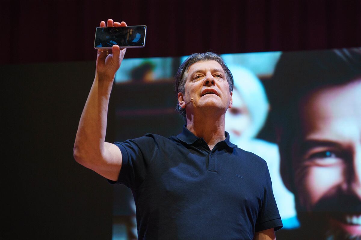 Mario Pergolini, director ejecutivo de Vorterix, tuvo a cargo la charla “Viene el apocalipsis, pero... a quién le importa”.