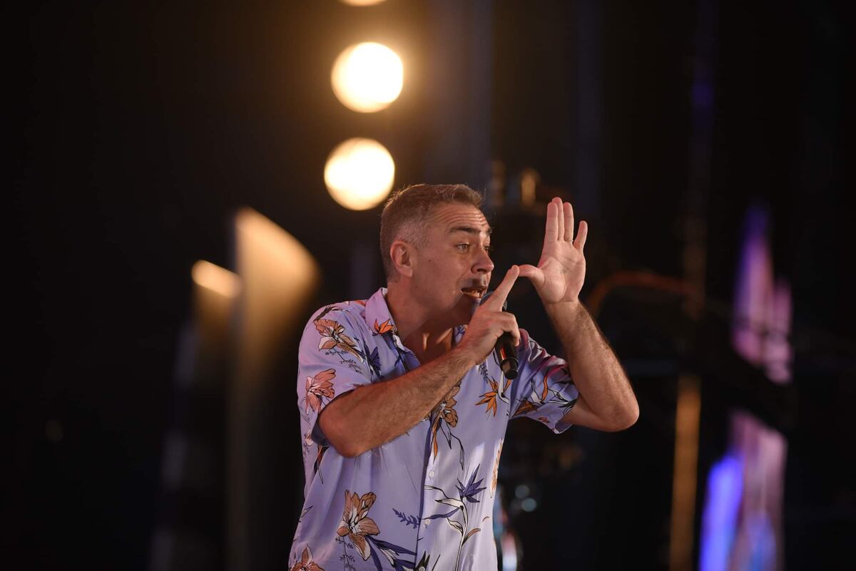 El Loco Amato parece tener la fórmula de la juventud. Su estado físico y su voz, impecables. (Foto: La Voz).