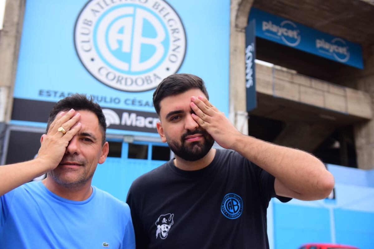Belgrano prepara el recibimiento para el clásico con Talleres en el Gigante de Alberdi. Todo en el marco del denominado papelazo. (José Gabriel Hernández / La Voz)
