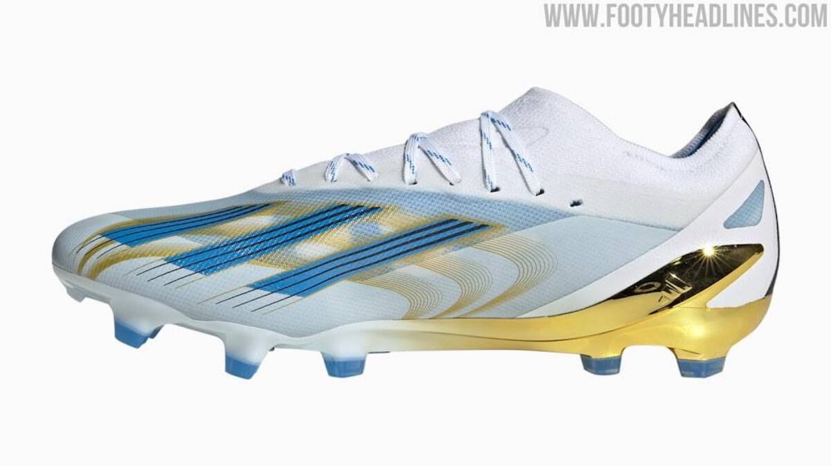Los botines de Lionel Messi para el Mundial (FH)