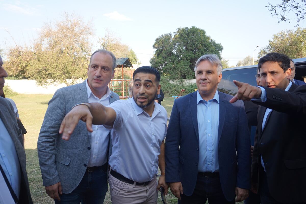 Evangélicos: Marcos Ferace, Martín Llaryora y Gabriel Larrohana. (La Voz)