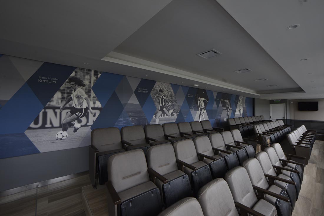 El nuevo palco VIP, una de las últimas remodelaciones realizadas en el Estadio Kempes. (Ramiro Pereyra / La Voz)