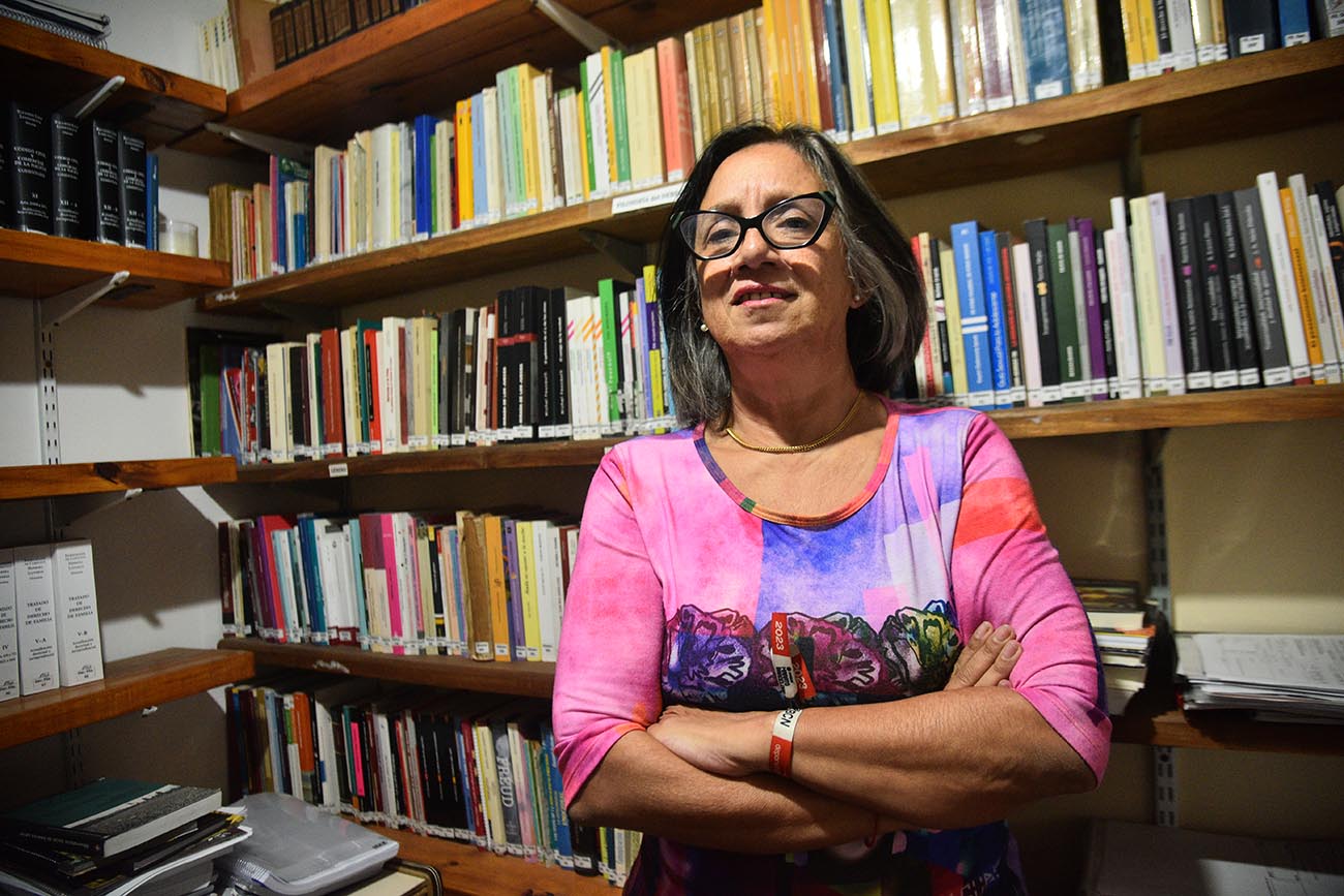 Laura Cantore, especialista en abuso sexual infantil y en violencia economica. Foto Pedro Castillo