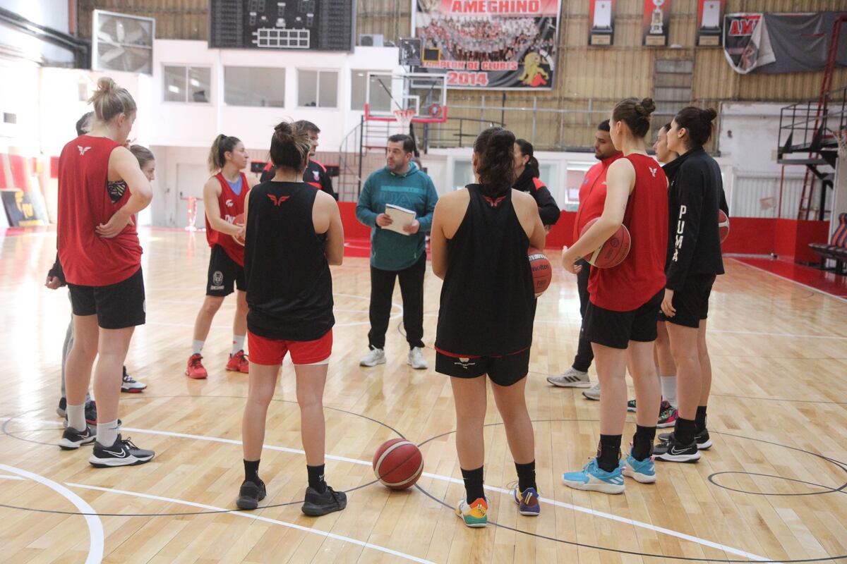 Ameghino, con todo listo para su estreno en la Liga Nacional Femenina. (Prensa Ameghino)