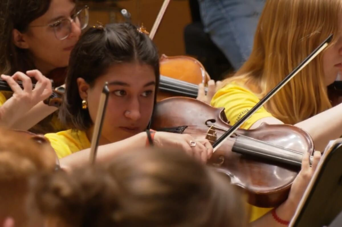 La cordobesa pudo participar de una serie de ensayos y conciertos con la Orquesta Sinfónica de Gotemburgo. Aquí, en una de las actuaciones como parte del Side by Side. (Prensa).