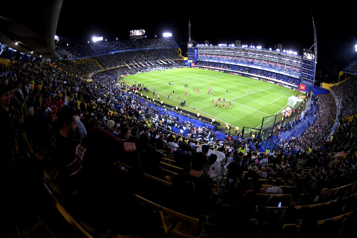 Messi y la selección de Scaloni, listos para el cotejo ante Venezuela en La Bombonera. (Télam).