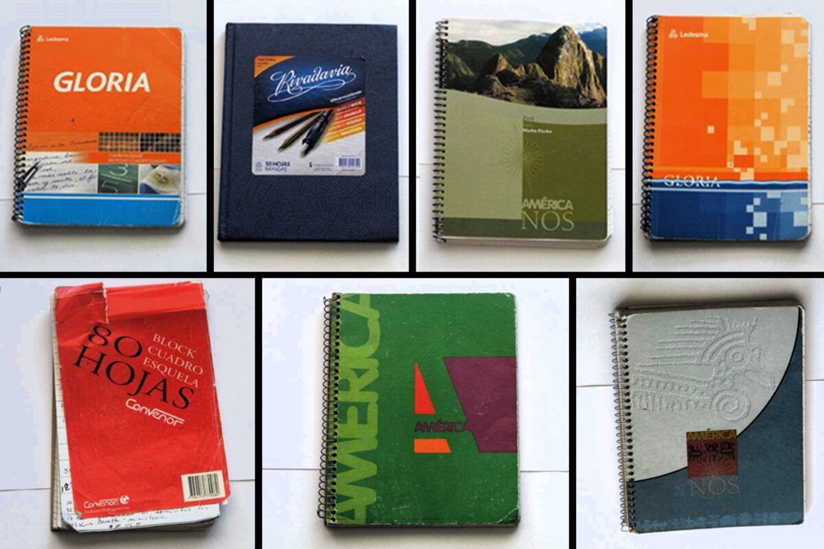 Los cuadernos. (Fiscalía General N° 5 ante los TOF de la Capital Federal/Fiscales.gob.ar)