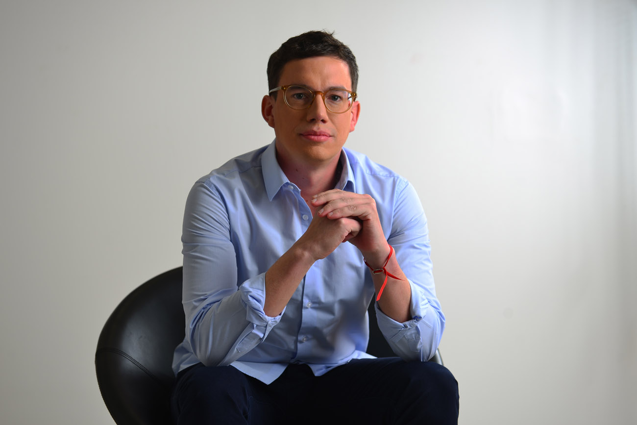 Gregorio Hernandez Maqueda en el programa Voz y Voto. (Nicolás Bravo / La Voz)