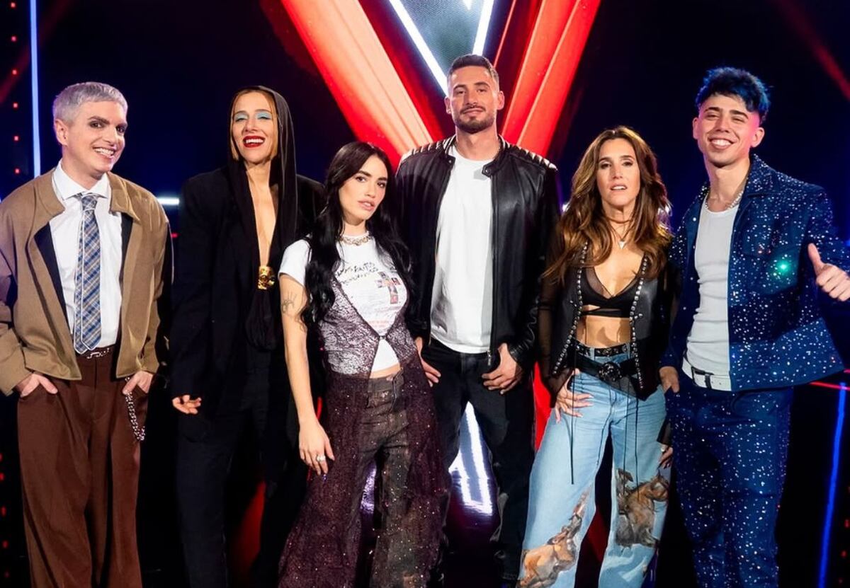 La Voz Argentina 2025: Miranda!, Lali Espósito, Nico Occhiato, Soledad Pastorutti y Luck Ra. (Instagram @lavozargentina).