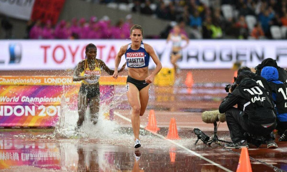 En el Mundial de Londres, Casetta terminó 11ª y rompió el récord sudamericano. (Cada / archivo)