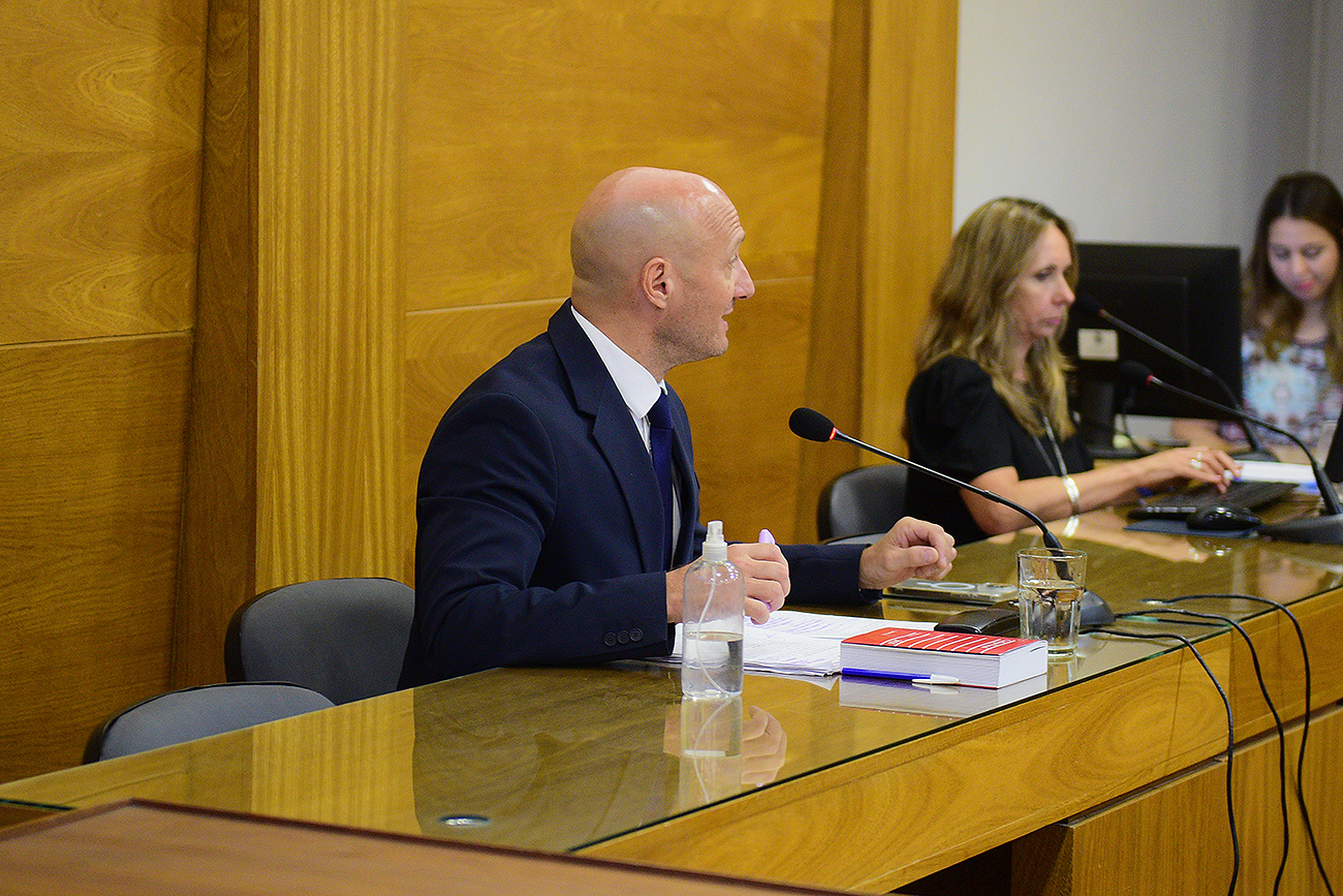 Demoledor. El alegato del fiscal Gustavo Arocena fue demoledor con abundante prueba y argumentos contundentes. (José Gabriel Hernández / La Voz)