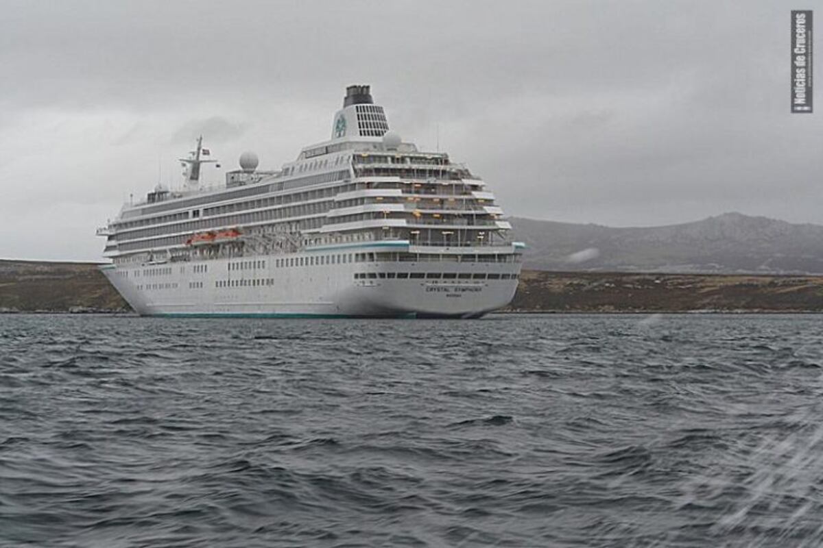 Los cruceros son otra opción para visitar las Malvinas. Pero solo cuando las condiciones del tiempo lo permiten llegan hasta las islas.