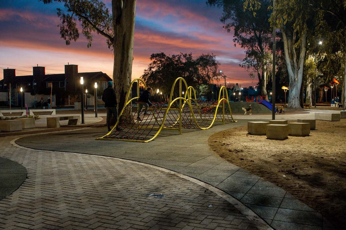 Terminaron las obras de la primera etapa de recuperación del Parque del Gaucho en Río Tercero. (Foto: Municipalidad de Río Tercero)
