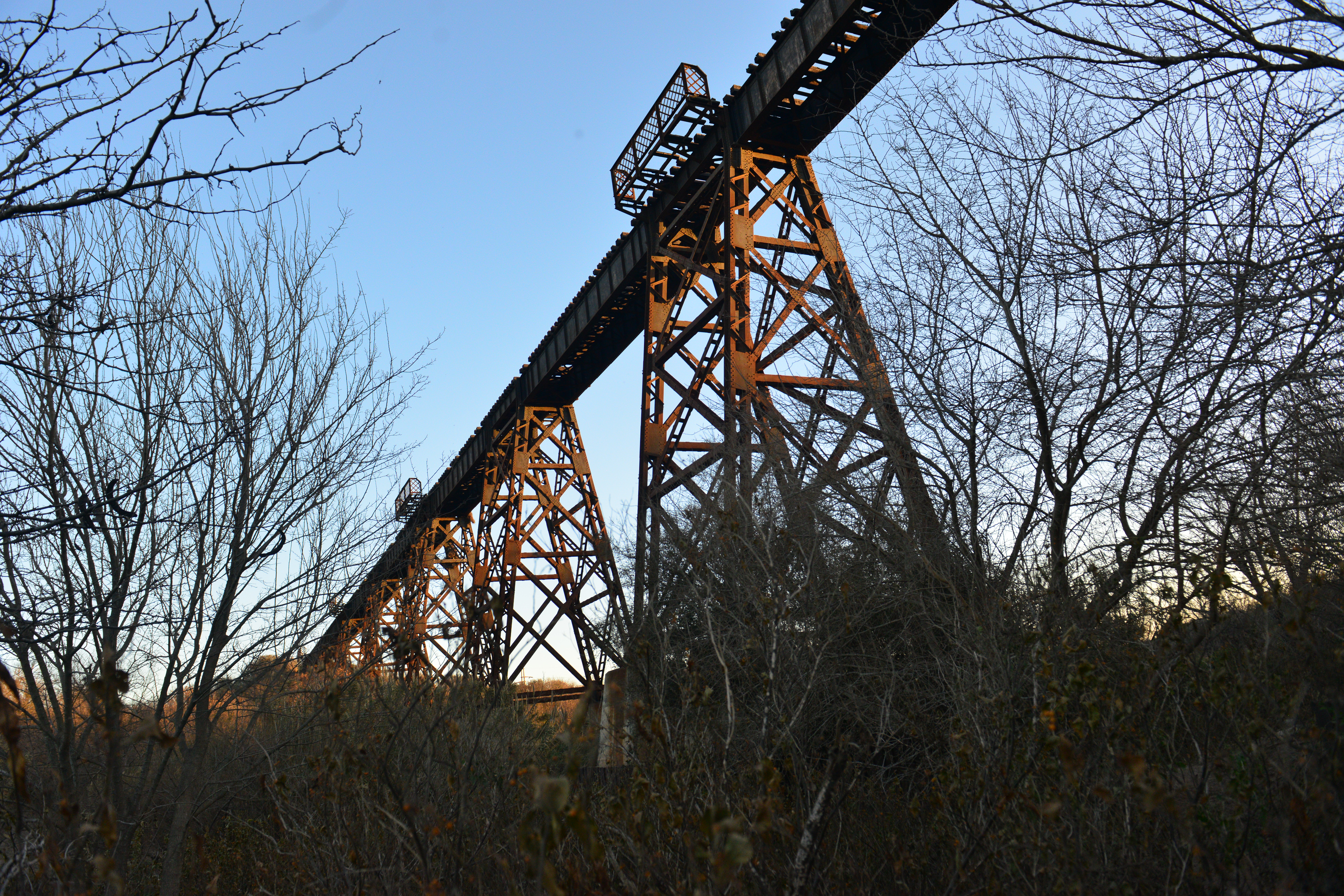 El puente Negro en la zona de Chacra de la Merced en donde se encontró un cadáver en una bolsa