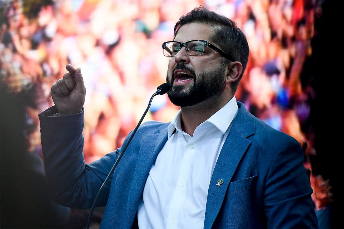 Gabriel Boric, de la coalición Apruebo la Dignidad, es el nuevo presidente de Chile. (AP)