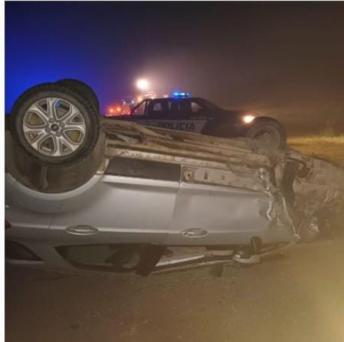 Trágico choque en la ruta C-45 en Lozada, Córdoba. (Policía)