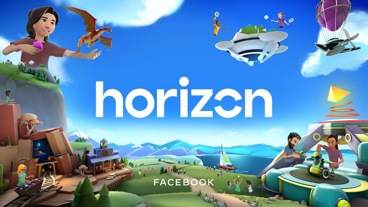 Horizon Worlds, la nueva apuesta de realidad virtual de Facebook.