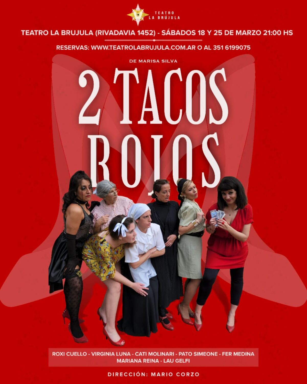 Obra 2 Tacos Rojos, este sábado en Córdoba.