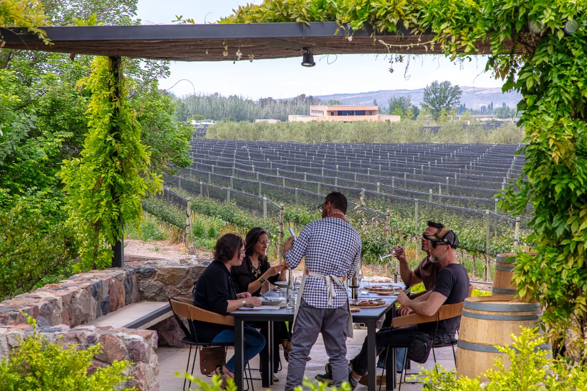 Finca Bandini, una bodega al pie de la cordillera de los Andes (Javier Ferreyra/ LVI).
