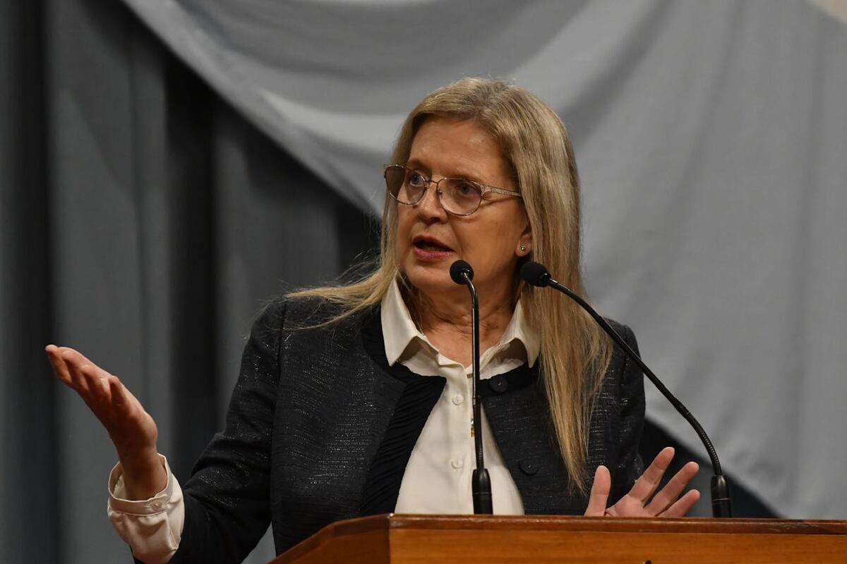 UNRC. Adriana Nazario, candidata a intendenta de Río Cuarto (Tomy Fragueiro/La Voz).