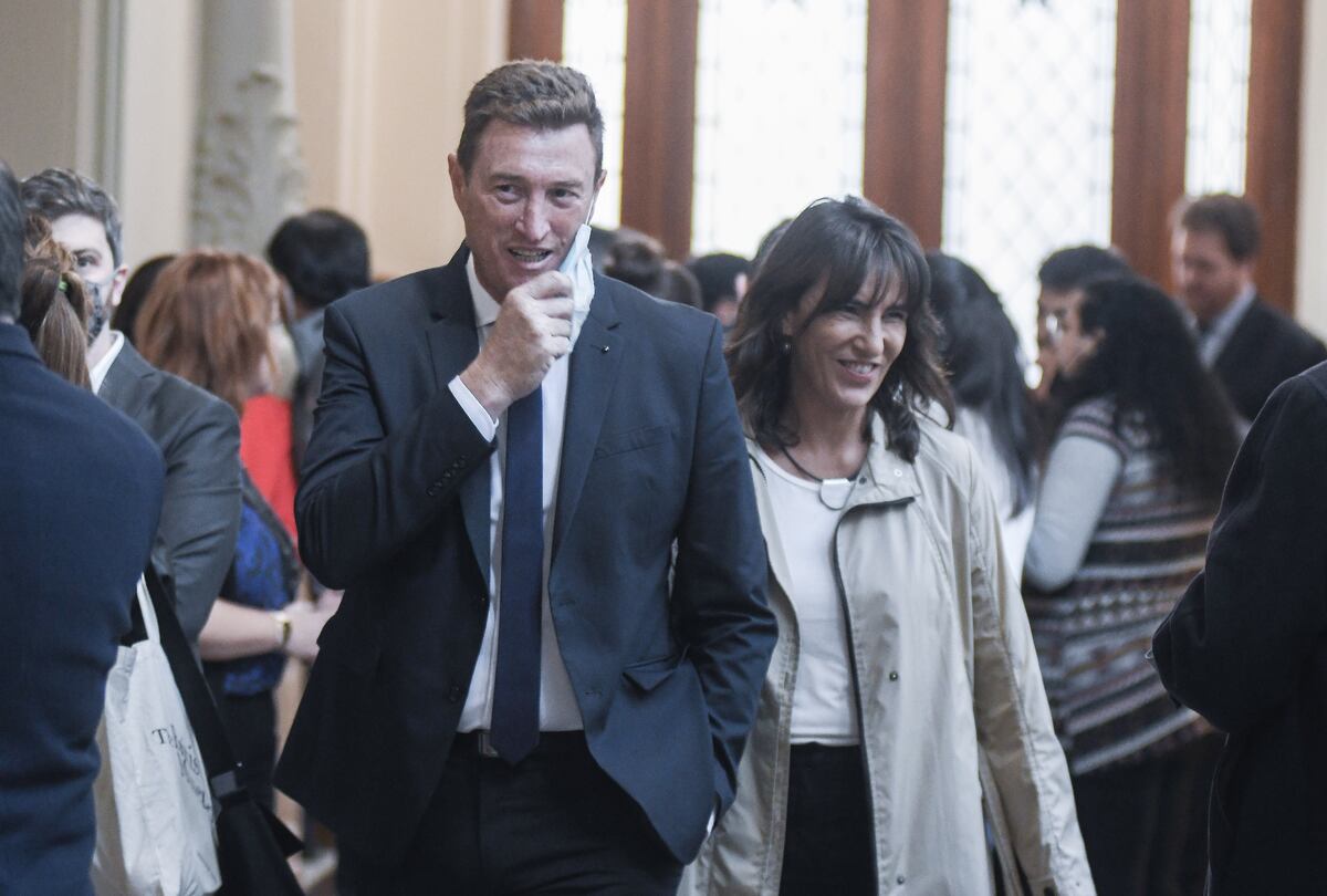 Ignacio Aresca junto a Natalia De La Sota. (Foto Federico Lopez Claro)