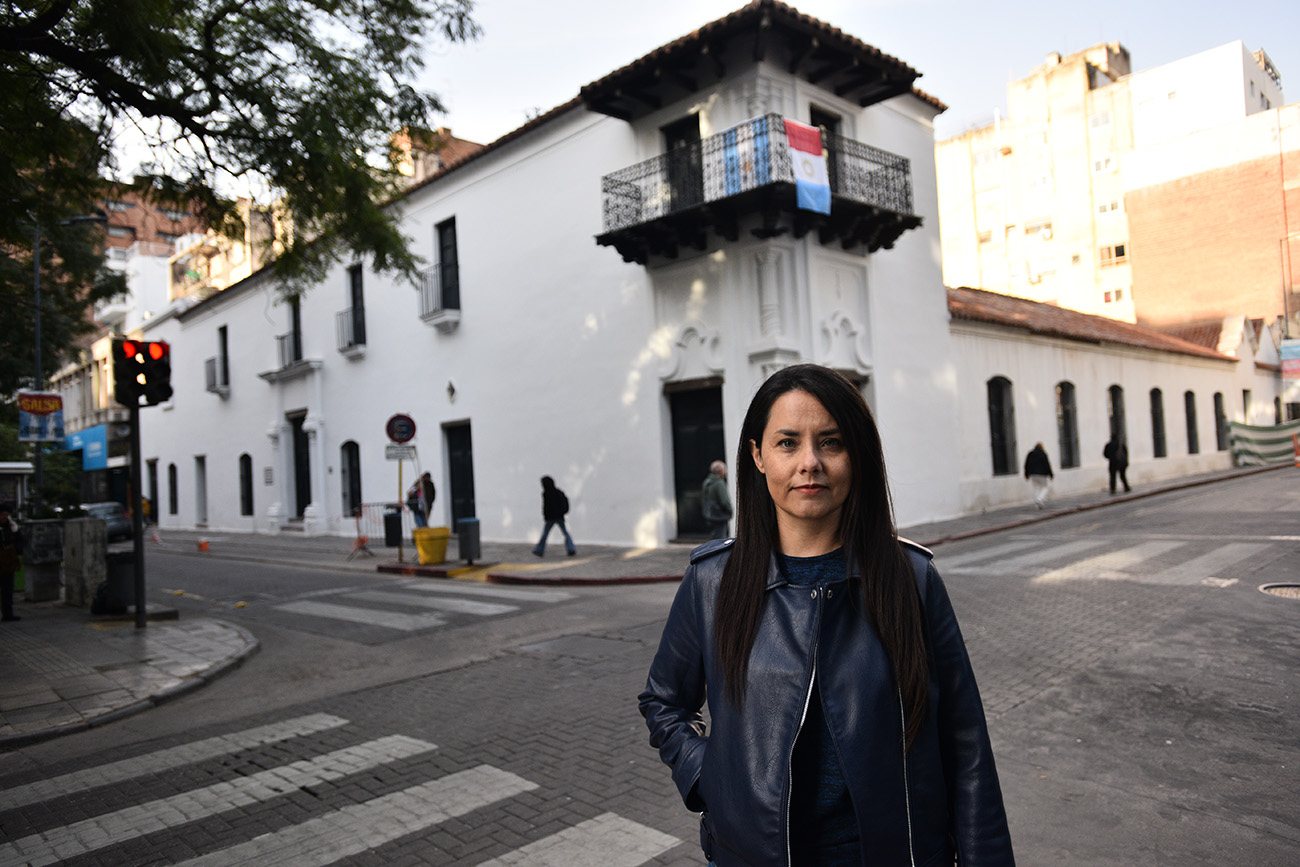 Cecilia Moreyra, historiadora e investigadora sobre las casas del siglo XVIII en Córdoba. Foto Pedro Castillo
