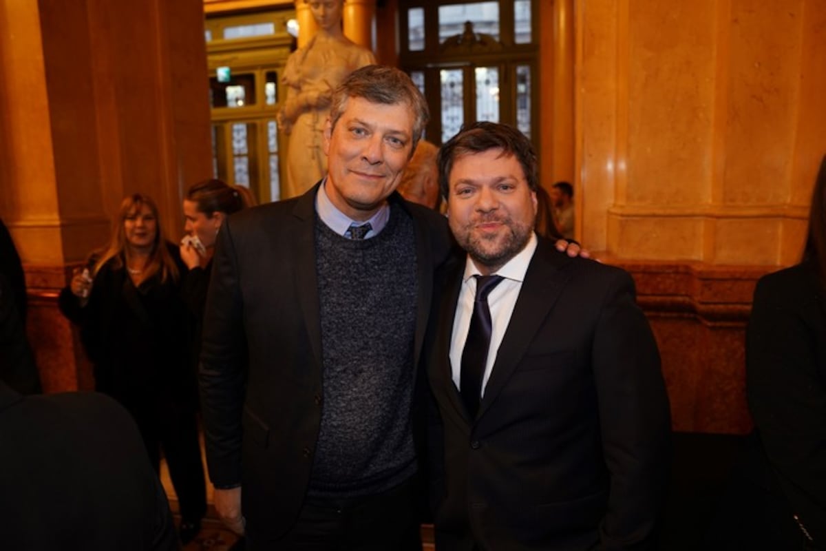 Pergolini y Guido Kaczka. (Clarín)