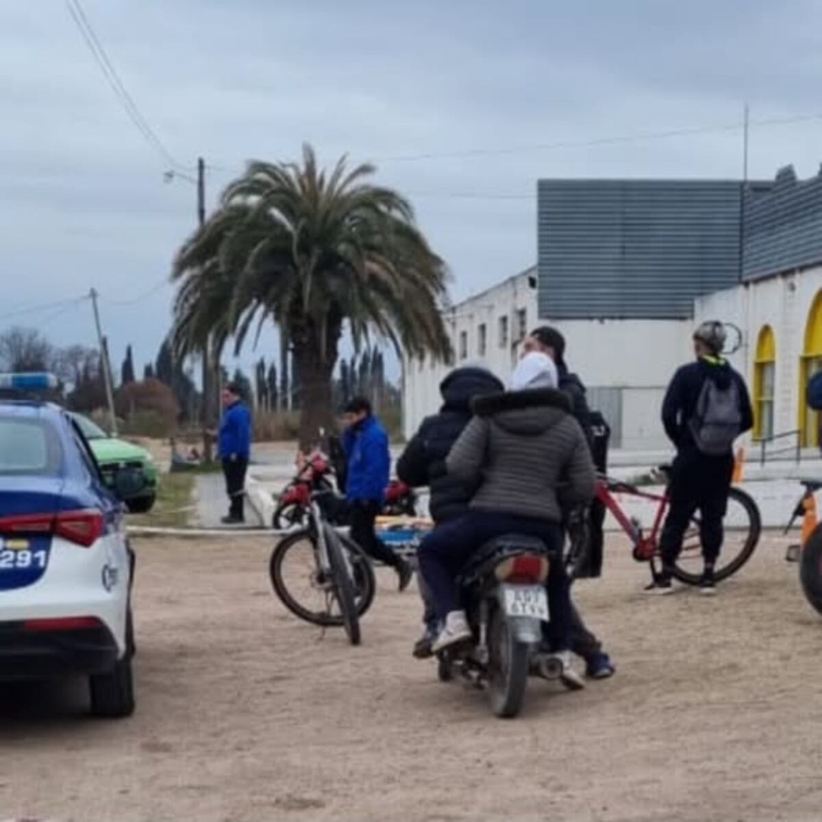 El lugar donde ocurrió el crimen de Ustarroz en Río Cuarto. (Gentileza)