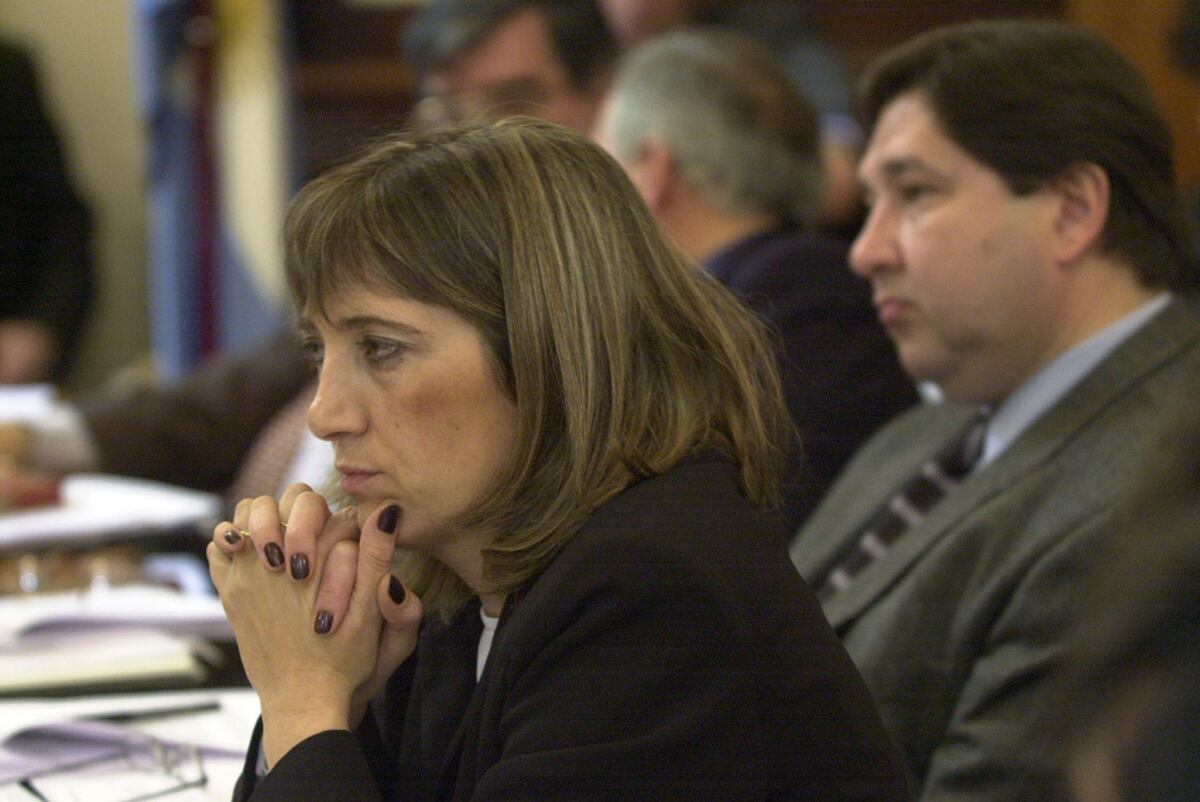 Sesma, como convencional constituyente en 2001. Hizo ese años tres presentaciones judiciales por la reforma. (La Voz/Archivo)