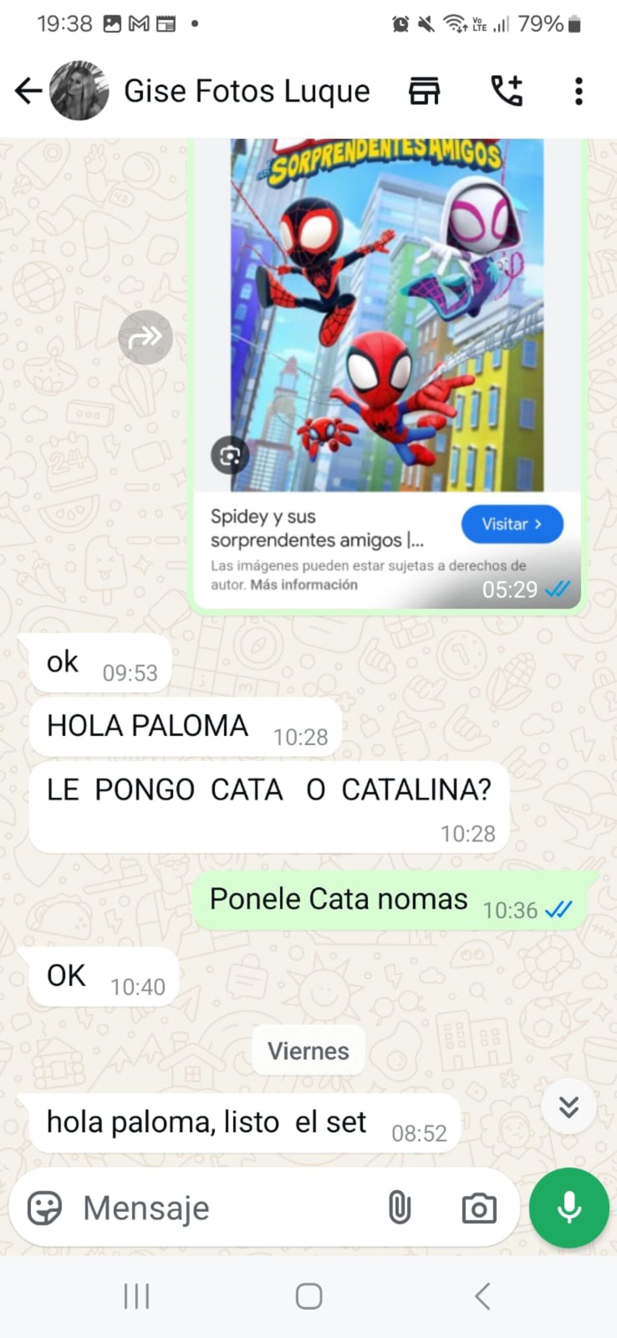 Así fue la conversación.