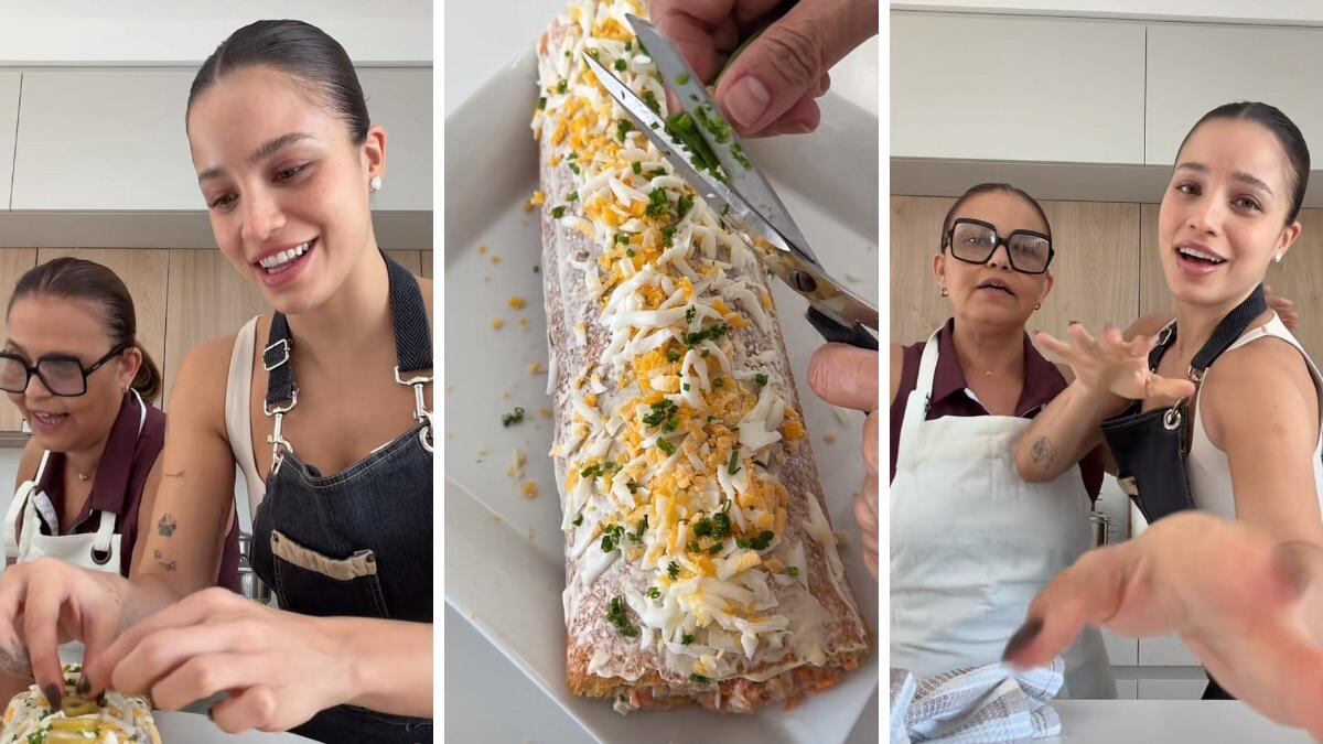 Pionono relleno de atún: la receta infaltable de Emilia Mernes y su mamá en las Fiestas
