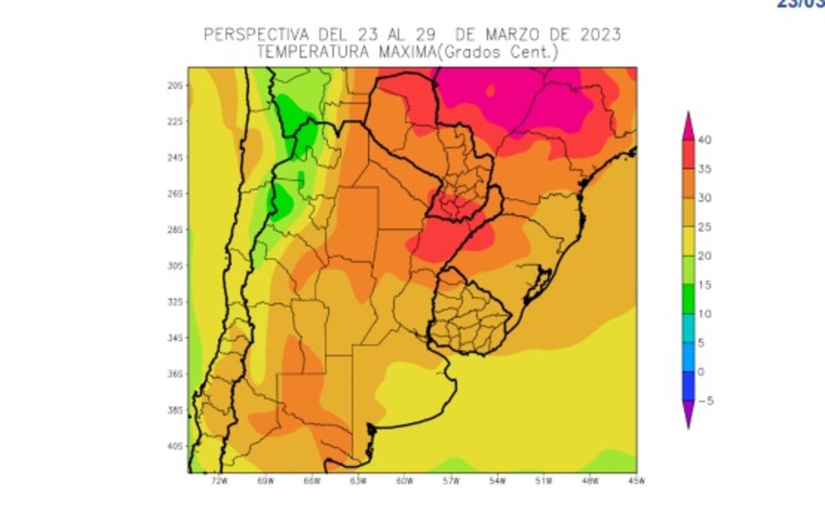 Reporte agroclimático de la Bolsa de Cereales