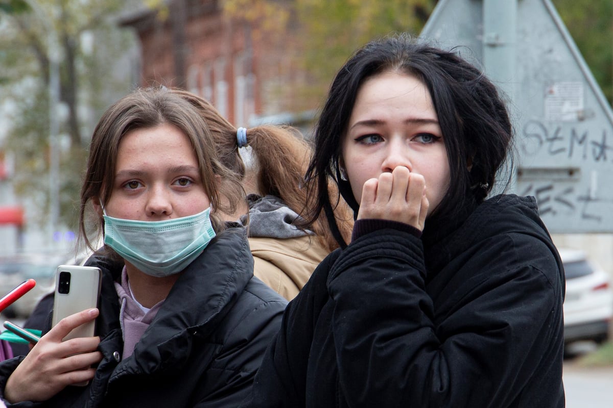 Tiroteo en una universidad de Rusia. (AP)