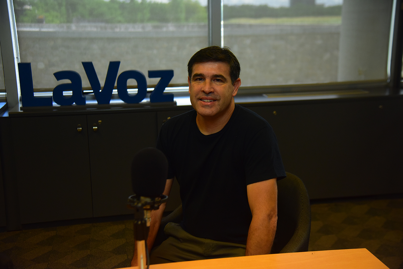 Diego Cochas, feliz por la nueva oportunidad que tendrá en Bahía Blanca (Foto;: Pedro Castillo / La Voz ).