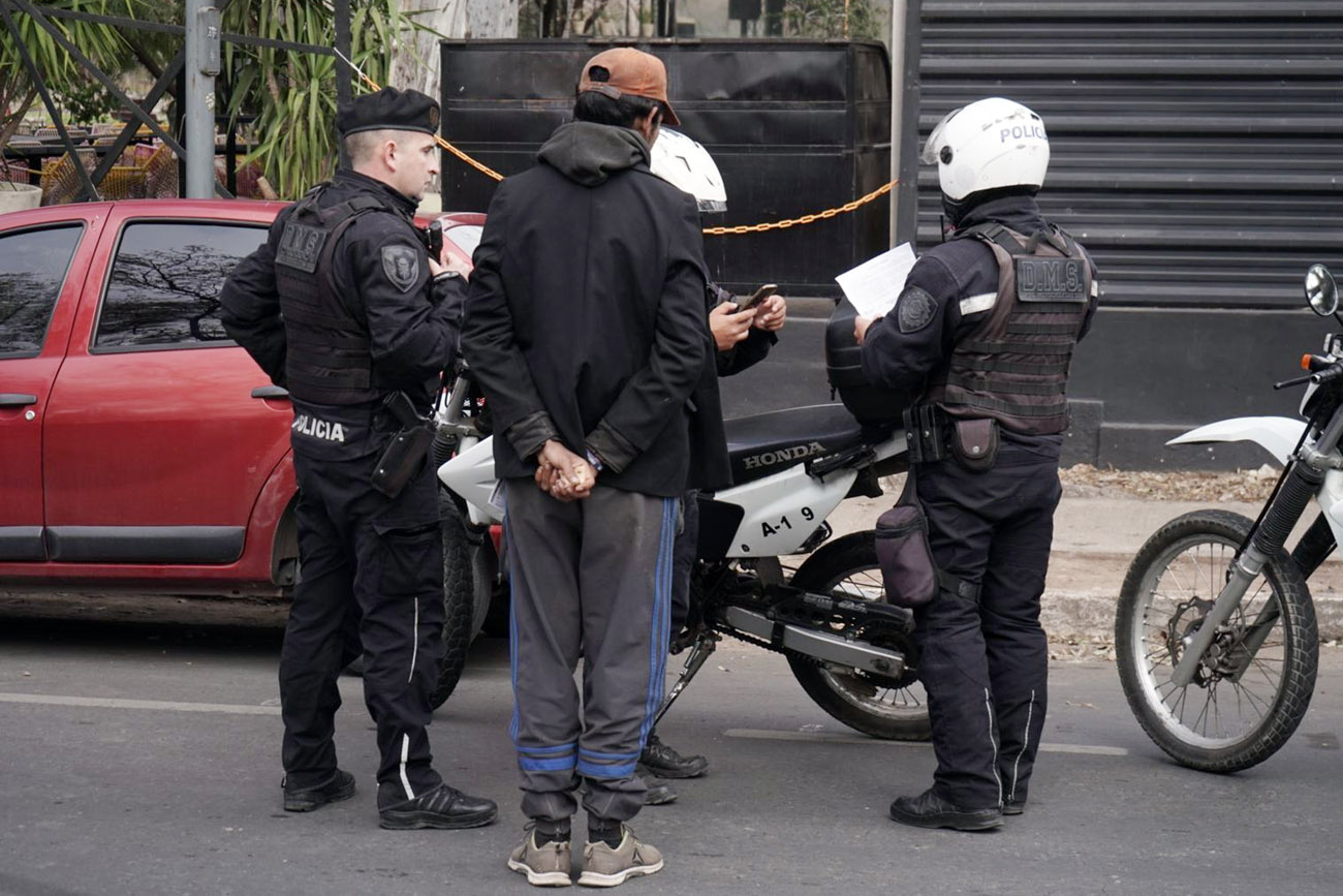 Controles a naranjitas en la vía pública. (Policía de Córdoba)